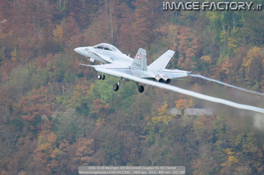 2009-10-08 Meiringen 430 McDonnell Douglas FA-18C Hornet